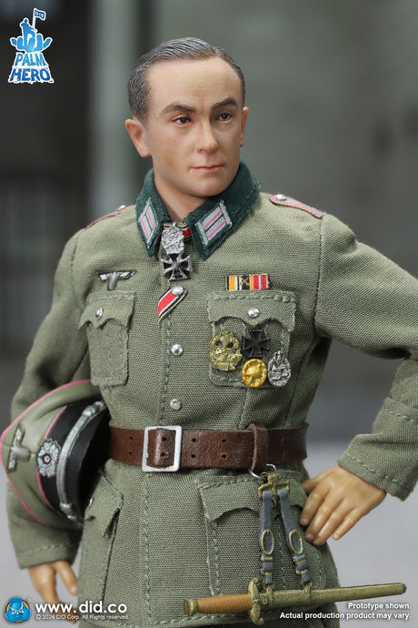 1/12 Scale WWII German Panzer Commander - Otto Carius - NIB DID XD80027