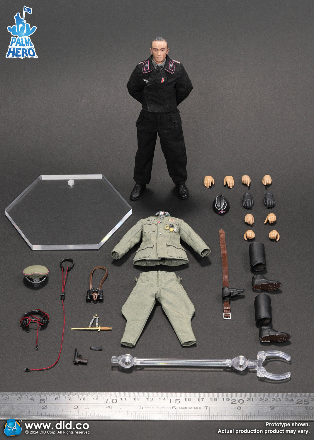 1/12 Scale WWII German Panzer Commander - Otto Carius - NIB DID XD80027