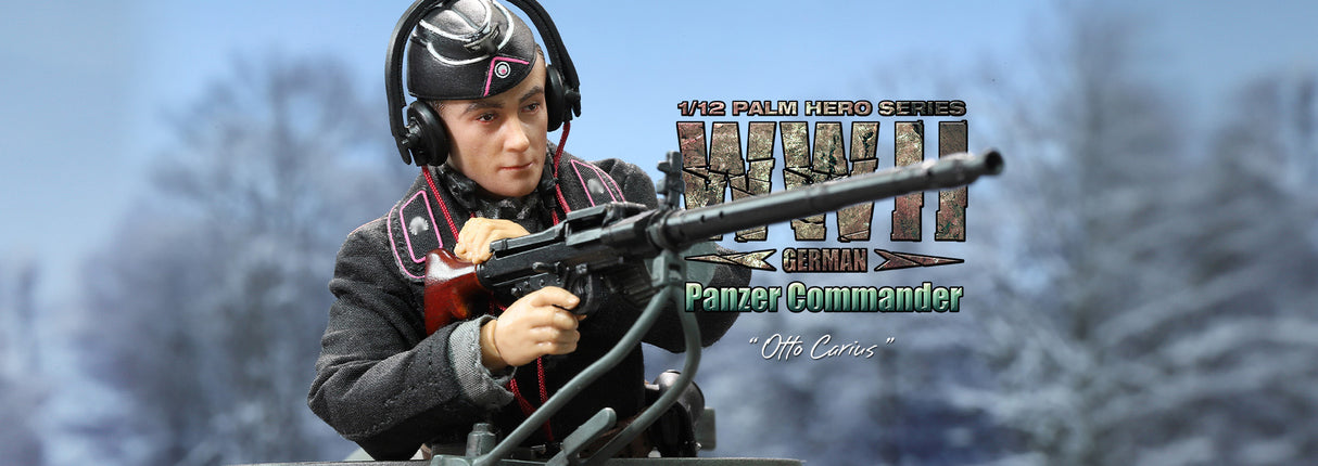 1/12 Scale WWII German Panzer Commander - Otto Carius - NIB DID XD80027