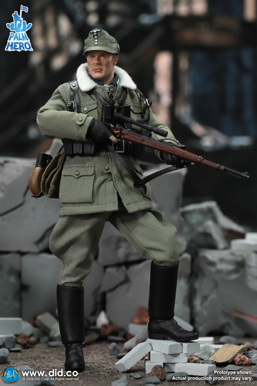 1/12 Scale WWII German - Major Erwin König - NIB DID XD80036