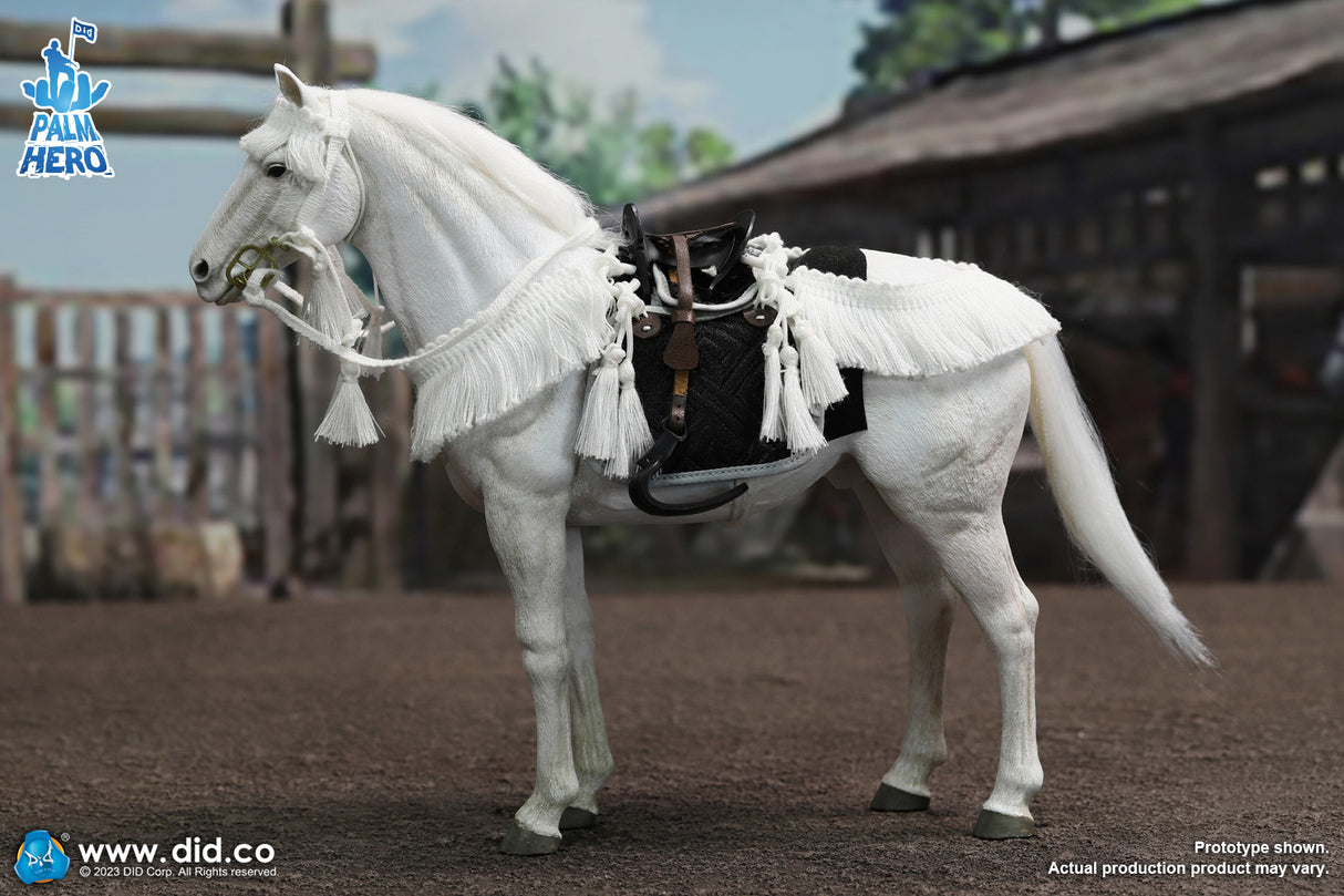 1/12 Scale Palm Hero Series White Horse - NIB DID XH80021
