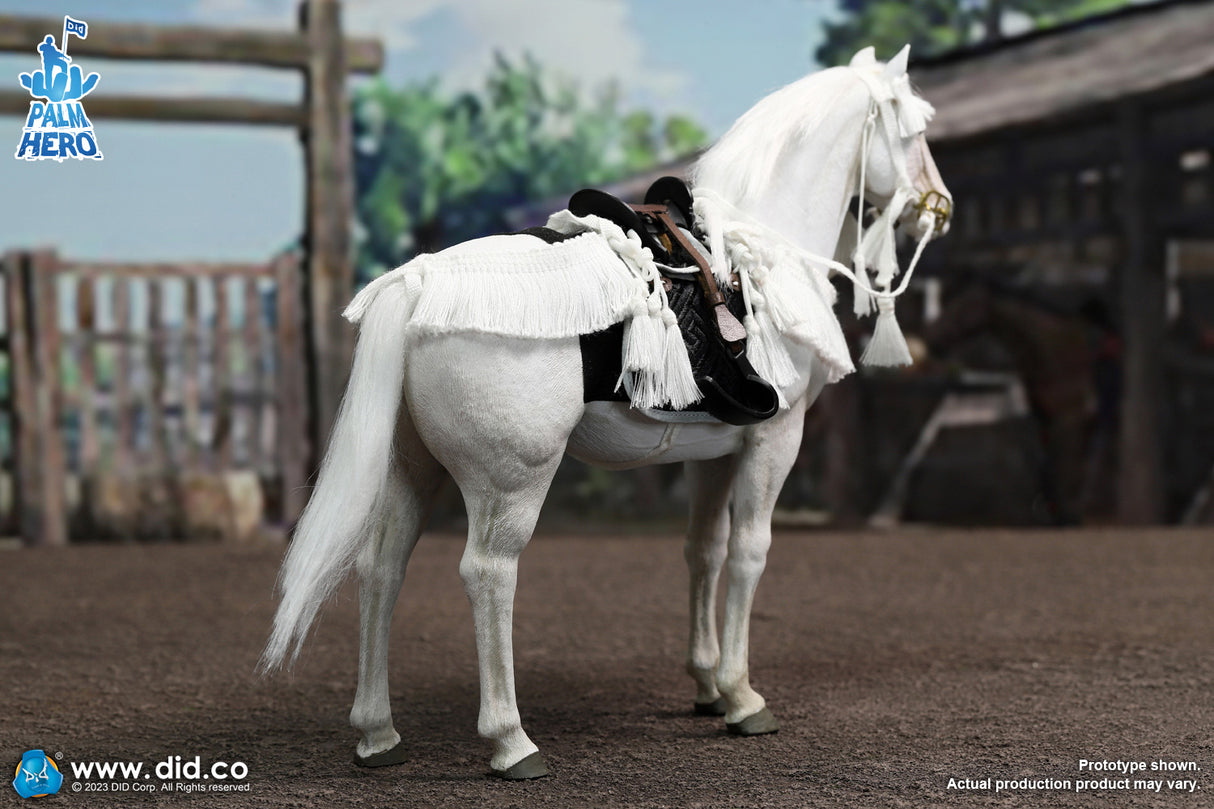 1/12 Scale Palm Hero Series White Horse - NIB DID XH80021