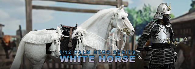 1/12 Scale Palm Hero Series White Horse - NIB DID XH80021