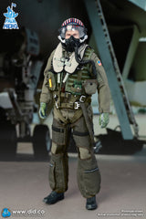 1/12 Scale The US Navy  F/A-18E Pilot - Captain Mitchell - NIB DID XM80031 - Fighter Weapons School Instructor