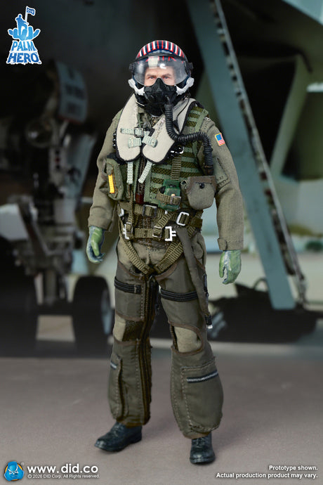 1/12 Scale The US Navy  F/A-18E Pilot - Captain Mitchell - NIB DID XM80031 - Fighter Weapons School Instructor