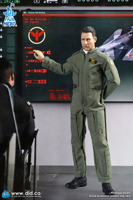 1/12 Scale The US Navy  F/A-18E Pilot - Captain Mitchell - NIB DID XM80031 - Fighter Weapons School Instructor