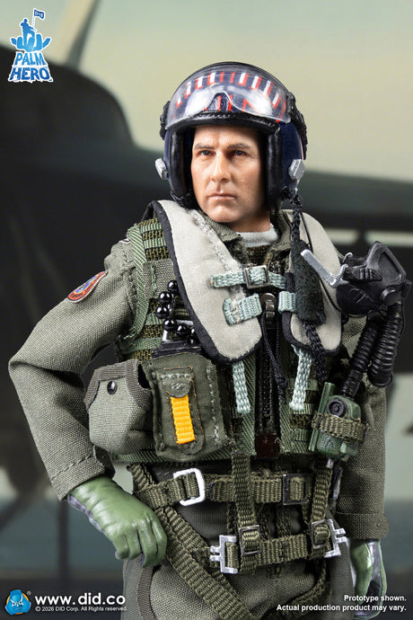 1/12 Scale The US Navy  F/A-18E Pilot - Captain Mitchell - NIB DID XM80031 - Fighter Weapons School Instructor