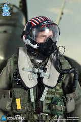 1/12 Scale The US Navy  F/A-18E Pilot - Captain Mitchell - NIB DID XM80031 - Fighter Weapons School Instructor