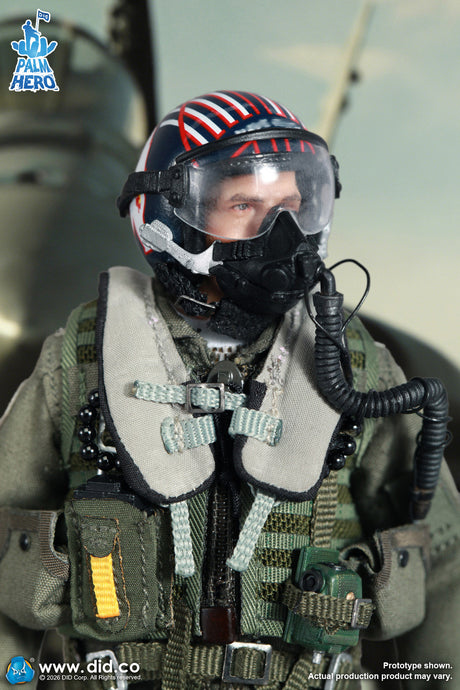 1/12 Scale The US Navy  F/A-18E Pilot - Captain Mitchell - NIB DID XM80031 - Fighter Weapons School Instructor