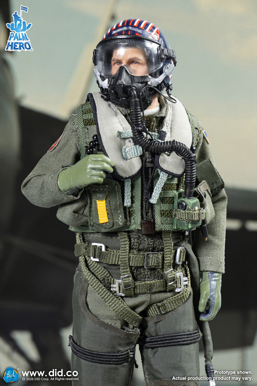 1/12 Scale The US Navy  F/A-18E Pilot - Captain Mitchell - NIB DID XM80031 - Fighter Weapons School Instructor