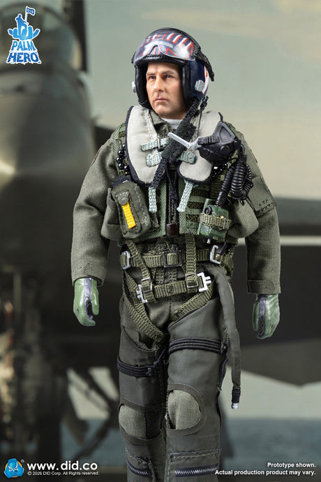 1/12 Scale The US Navy  F/A-18E Pilot - Captain Mitchell - NIB DID XM80031 - Fighter Weapons School Instructor