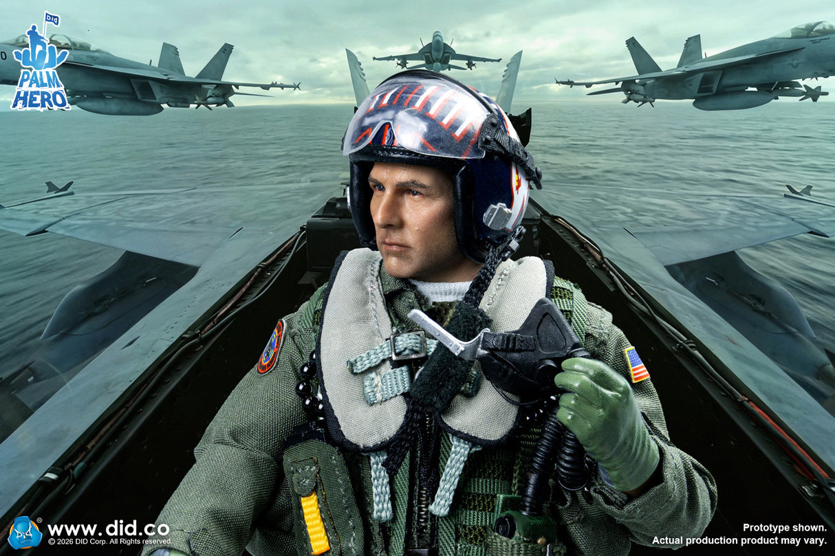 1/12 Scale The US Navy  F/A-18E Pilot - Captain Mitchell - NIB DID XM80031 - Fighter Weapons School Instructor