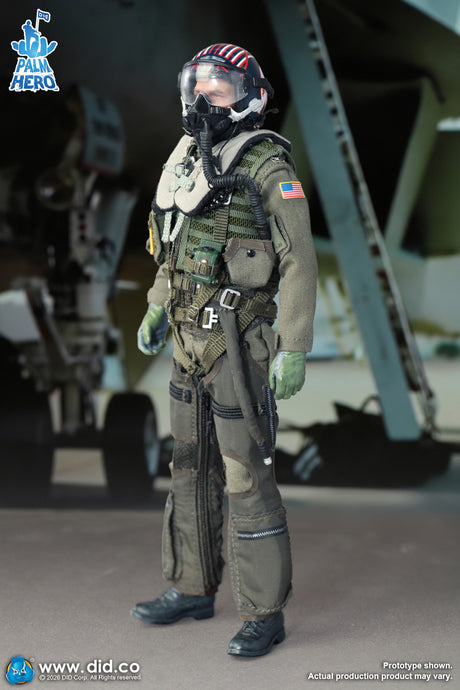 1/12 Scale The US Navy  F/A-18E Pilot - Captain Mitchell - NIB DID XM80031 - Fighter Weapons School Instructor