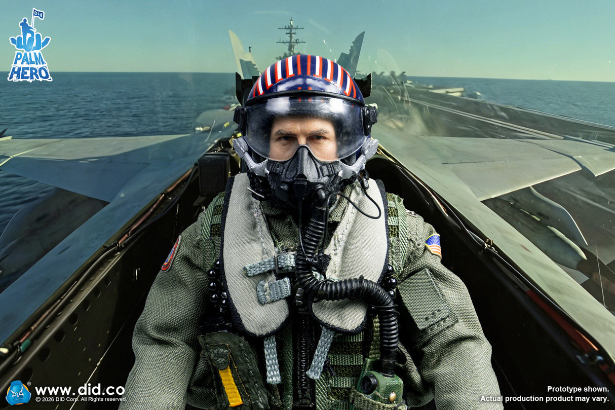 1/12 Scale The US Navy  F/A-18E Pilot - Captain Mitchell - NIB DID XM80031 - Fighter Weapons School Instructor