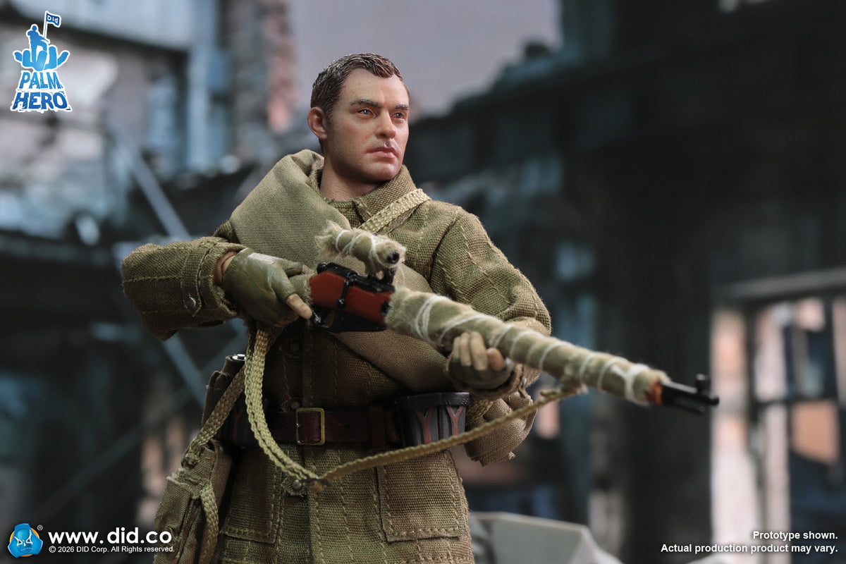 1/12 Scale WWII Russian Sniper - Vasily Zaitsev - NIB DID XR80037