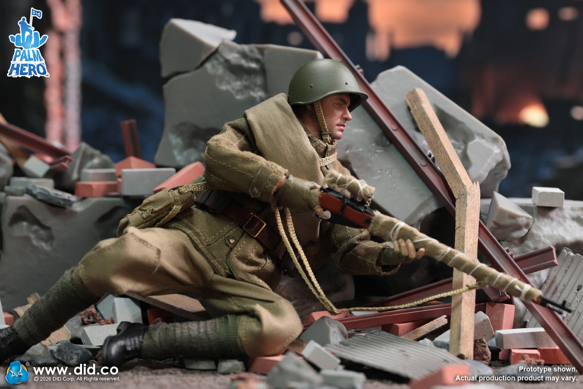 1/12 Scale WWII Russian Sniper - Vasily Zaitsev - NIB DID XR80037