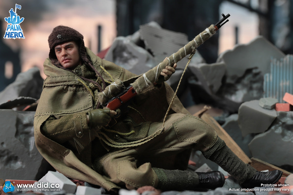 1/12 Scale WWII Russian Sniper - Vasily Zaitsev - NIB DID XR80037
