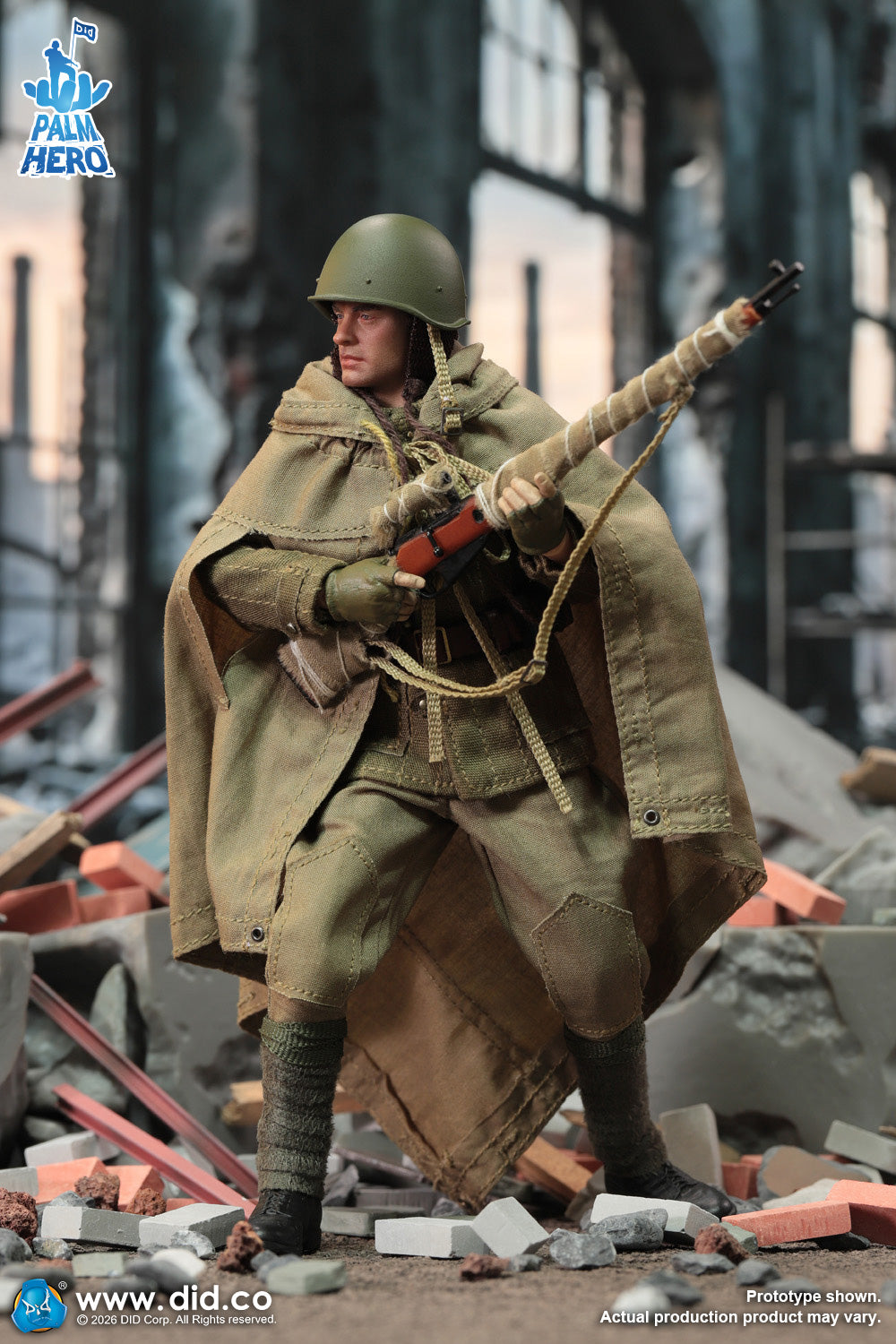 1/12 Scale WWII Russian Sniper - Vasily Zaitsev - NIB DID XR80037