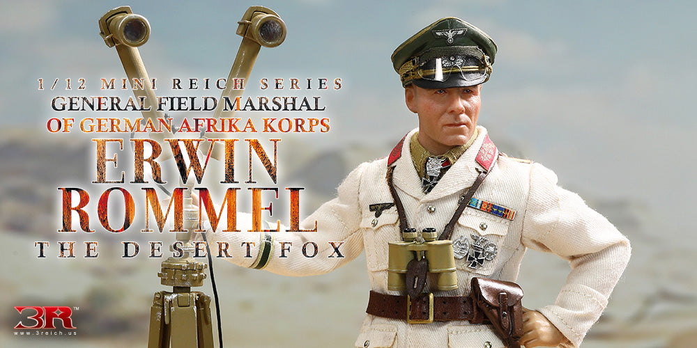 1/12 Scale Erwin Rommel, The Desert Fox - NIB DID 3R TG80004