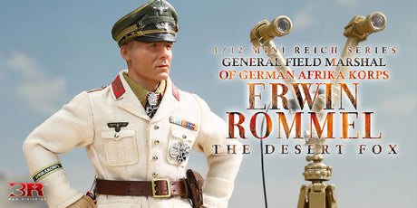 1/12 Scale Erwin Rommel, The Desert Fox - NIB DID 3R TG80004