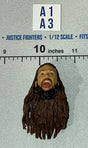 1/12 Scale Bearded Male Head Sculpt with Long Dreadlocks -