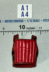 1/12 Scale Modern Era Cobra Red Tactical Vest Body Armor - GI Joe Classified Scrapiron