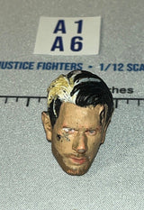 1/12 Scale Male Head Sculpt with Battle Damage