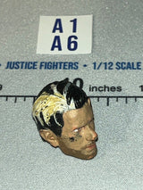 1/12 Scale Male Head Sculpt with Battle Damage