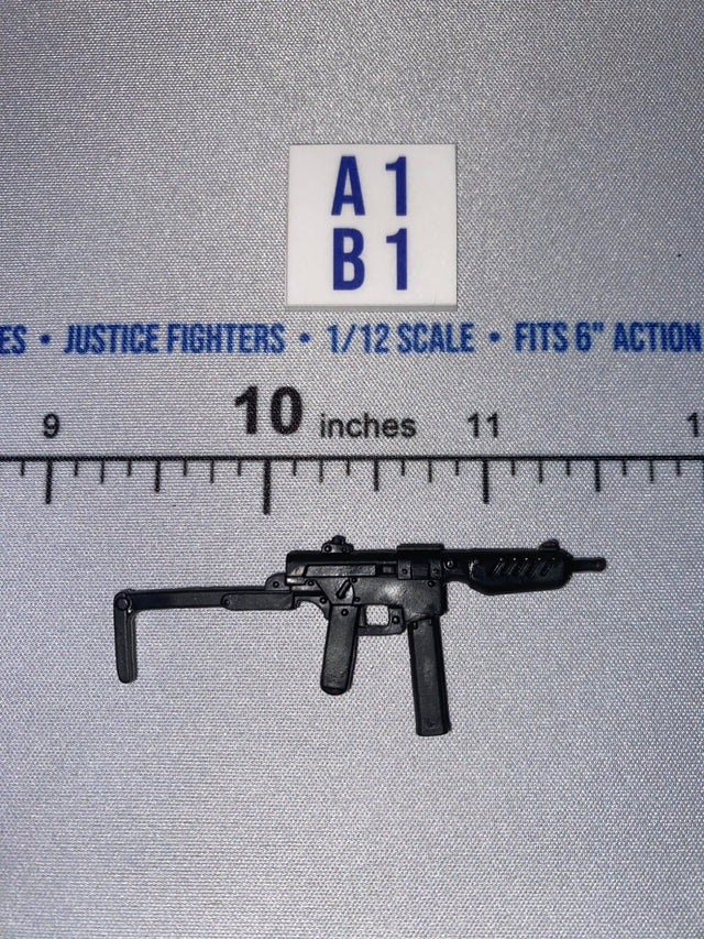 1/12 Scale Modern Era Submachine Gun with Folding Stock and Suppressor - GI Joe Classified