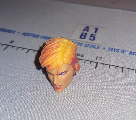1/12 Scale Blonde Pink Female Head Sculpt - GI Joe Classified