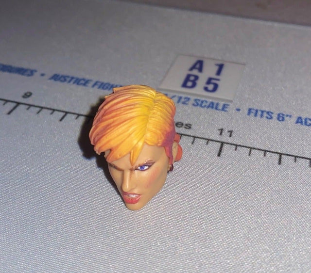 1/12 Scale Blonde Pink Female Head Sculpt - GI Joe Classified