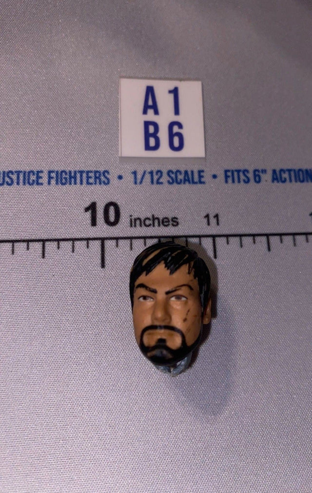 1/12 Scale Male Head Sculpt - Mattel WWE
