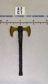 1/12 Scale Medieval Fantasy Double-Headed Battle Axe - Four Horsemen - Mythic Legions