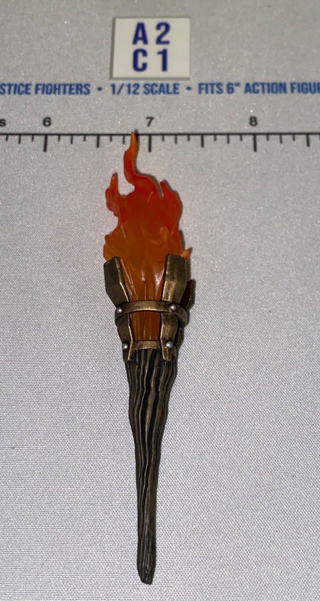 1/12 Scale Fantasy Medieval Flaming Torch - Four Horsemen - Mythic Legions