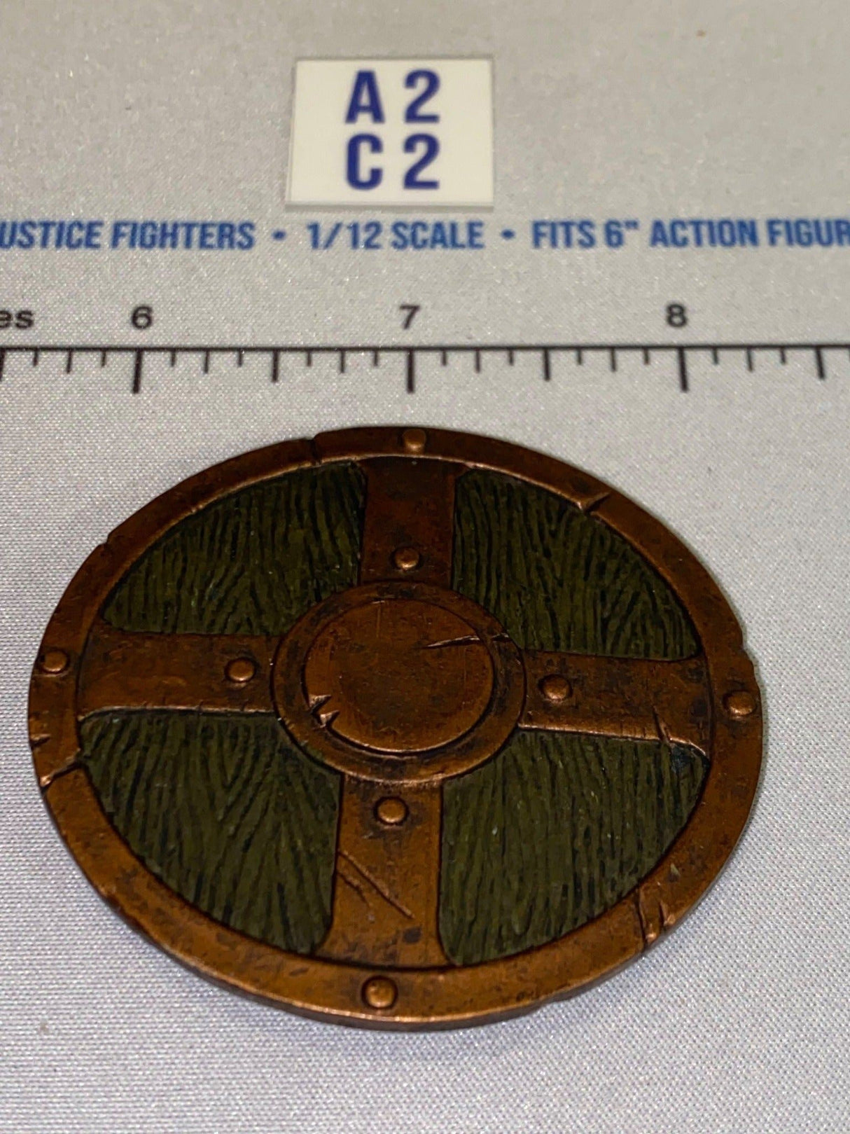 1/12 Scale Medieval Round Shield - Four Horsemen - Mythic Legions