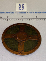 1/12 Scale Medieval Round Shield - Four Horsemen - Mythic Legions