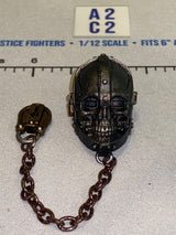 1/12 Scale Medieval Era Knight Helmet with Chain and Lock - Four Horsemen - Mythic Legions