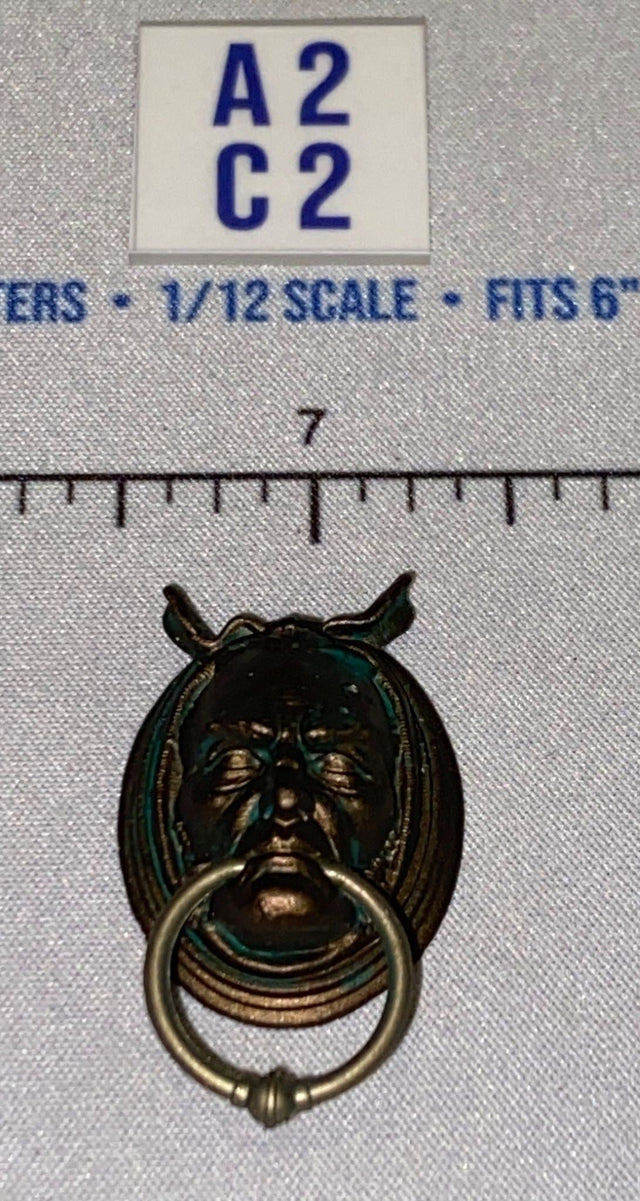 1/12 Scale Fantasy Demon Face Door Knocker - Four Horsemen - Mythic Legions