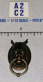 1/12 Scale Fantasy Demon Face Door Knocker - Four Horsemen - Mythic Legions