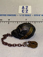 1/12 Scale Medieval Era Knight Helmet with Chain and Lock - Four Horsemen - Mythic Legions