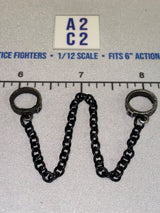 1/12 Scale Fantasy Era Prison Shackles with Chain Set - Four Horsemen - Mythic Legions
