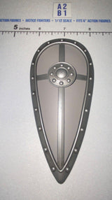 1/12 Scale Medieval Kite Shield - Four Horsemen - Mythic Legions