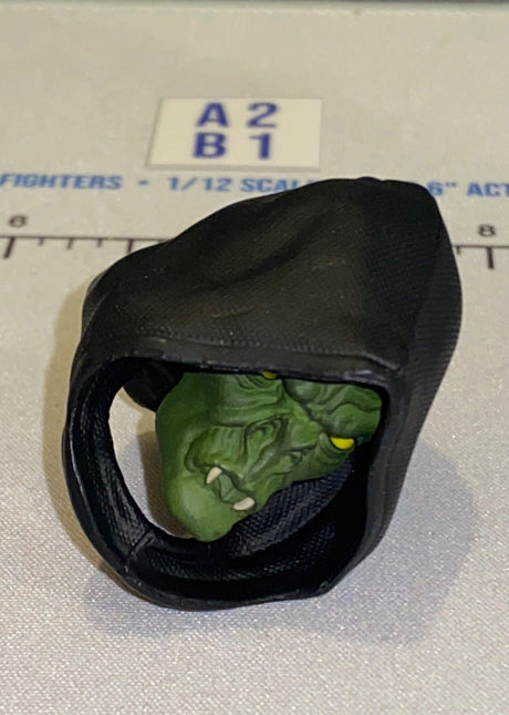 1/12 Scale Fantasy Orc Head Sculpt with Hood - Four Horsemen - Mythic Legions