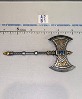 1/12 Scale Medieval Fantasy Double-Headed Battle Axe - Four Horsemen - Mythic Legions