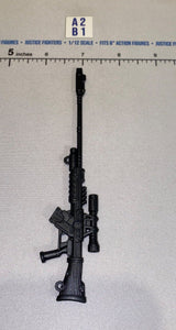 1/12 Scale GI Joe Classified Modern Era Designated Marksman Rifle with Scope and Flashlight