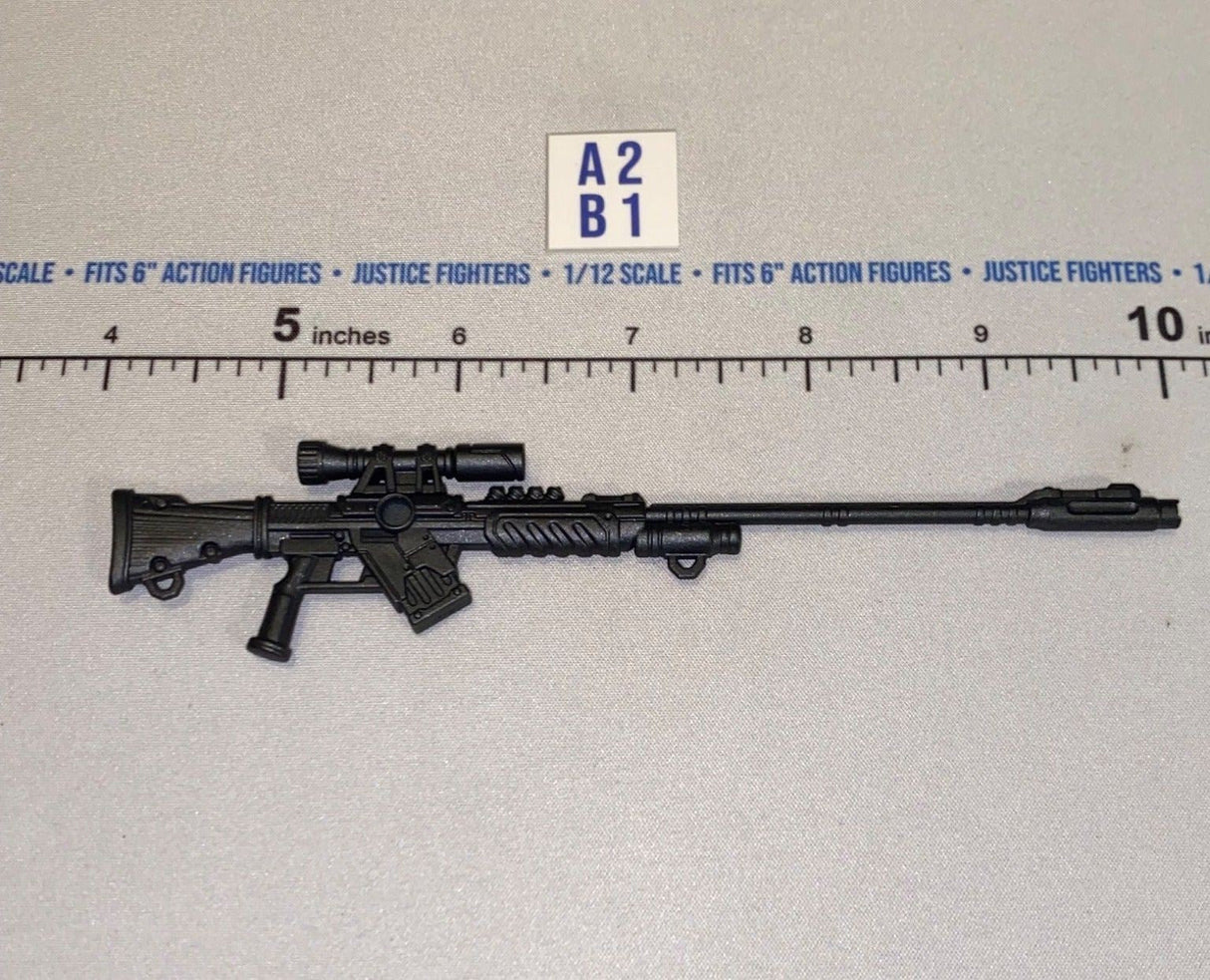 1/12 Scale GI Joe Classified Modern Era Designated Marksman Rifle with Scope and Flashlight