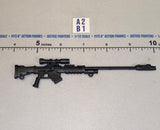 1/12 Scale GI Joe Classified Modern Era Designated Marksman Rifle with Scope and Flashlight