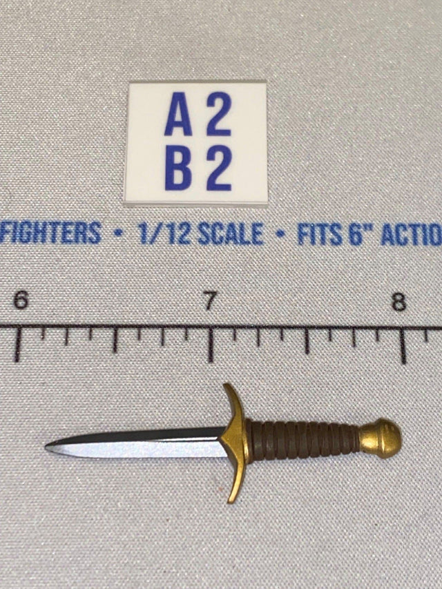 1/12 Scale Four Horsemen Medieval Fantasy Dagger with Cross Guard