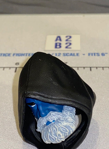 1/12 Scale Blue-Skinned Hooded Head Sculpt - Four Horsemen - Mythic Legions