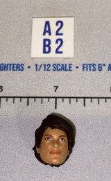 1/12 Scale Female Head Sculpt with Short Dark Hair - GI Joe Classified
